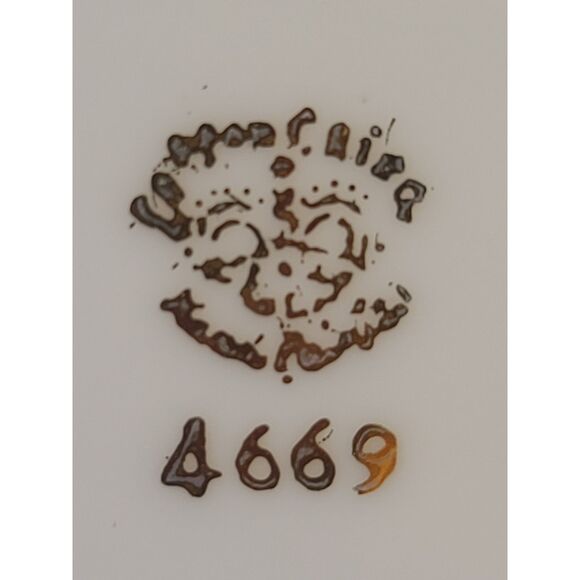 Vintage Lefton China Leaf Shape Hand Painted‎ Dish African Violets Rose 1940s - Picture 4 of 4